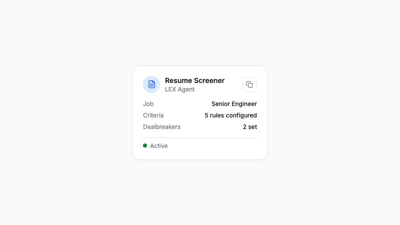 Duplicating an agent card with one click